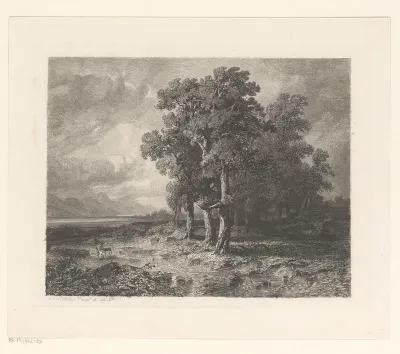 Berglandschap bij een Zwitsers meer