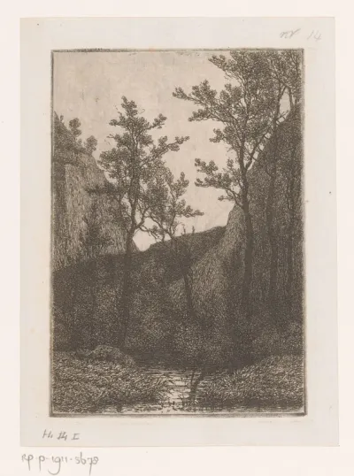 Berglandschap bij Hastière
