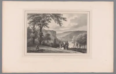 Berglandschap bij Rouillon