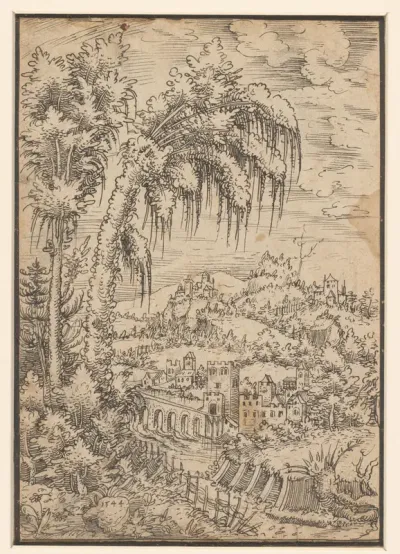 Berglandschap en rivier