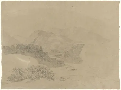 Berglandschap in de Romeinse Campagna
