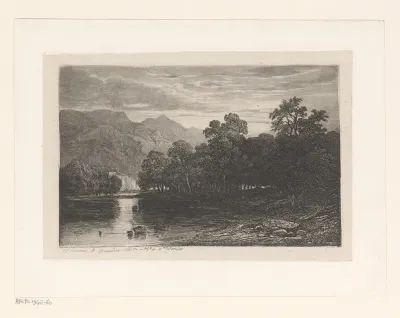 Berglandschap met een meer