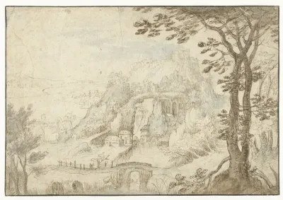 Berglandschap met een rivier