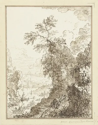 Berglandschap met een rivier
