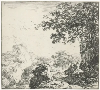Berglandschap met een weg