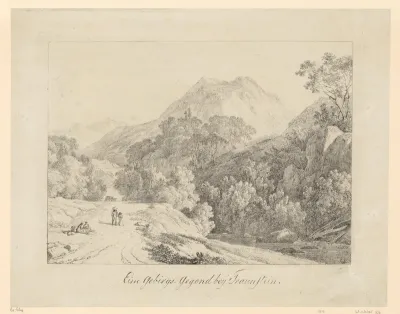 Berglandschap nabij Frauenstein