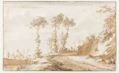 Bergweg bij Brussel