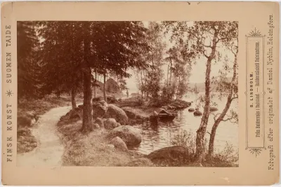 Berndt Lindholm, Näköala Baldersnäsistä, Dalslandista, 1885