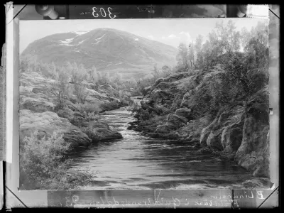 Berndt Lindholm: "Tunturipuro Guldbrandsdalenissa Norjassa" vuodelta 1892