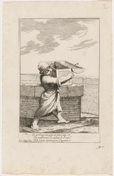 Bertoldino Enraged by the Croaking Frogs