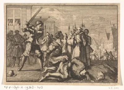 Beruchte duellisten De Bouteville en de graaf van Chapelle worden te Parijs onthoofd, 1627