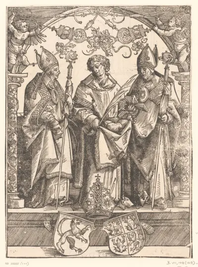 Beschermheiligen van Passau: de heiligen Maximilianus van Lorch, Stephanus en Valentinus