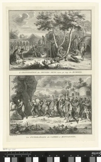 Besnijdenis en begrafenis onder de Khoekhoe