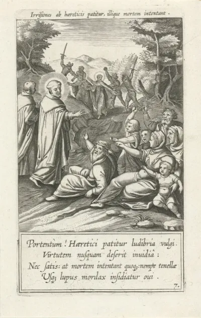 Bespotting en afranseling van de heilige Dominicus