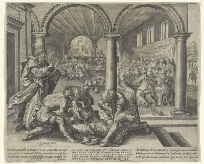 Bestraffing van de man zonder bruiloftskleding