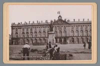 Bestraten van Place Stanislas in Nancy