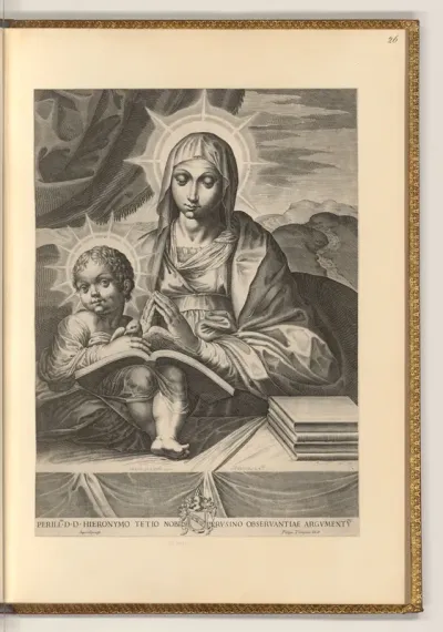Betende Maria mit Kind