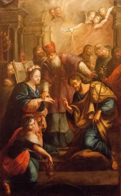 Betrothal of Virgin Mary and St Joseph