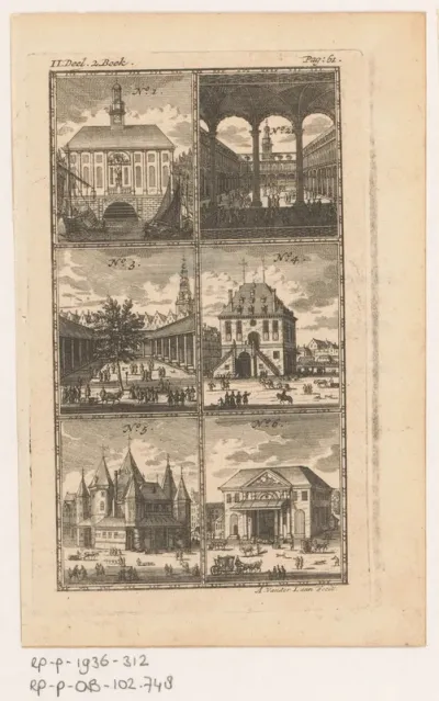 Beursgebouwen en waaggebouwen te Amsterdam