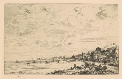 Beuzeval, Embouchure de la Dive (Calvados)