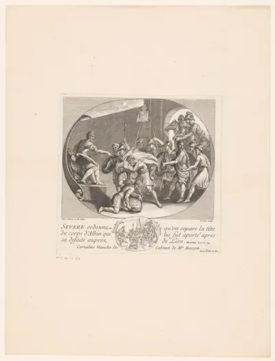 Bevel tot onthoofding van Clodius Albinus door Septimus Severus