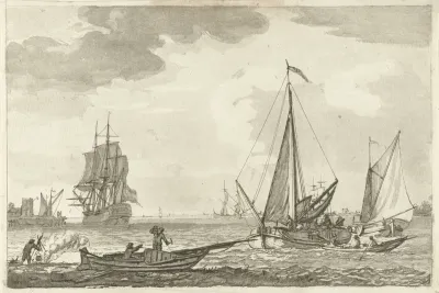 Bevoorrading van een schip
