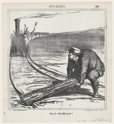 Beware of Derailment!, from "News of the Day"