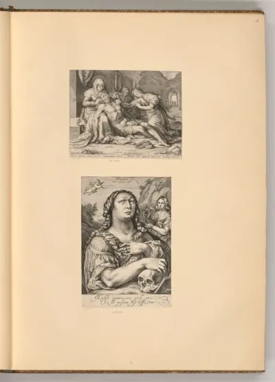 Beweinung Christi durch Maria und Maria Magdalena; Reuige Maria Magdalena