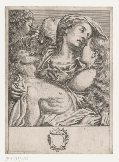 Bewening van Christus door Maria, Maria Magdalena, Johannes en Petrus