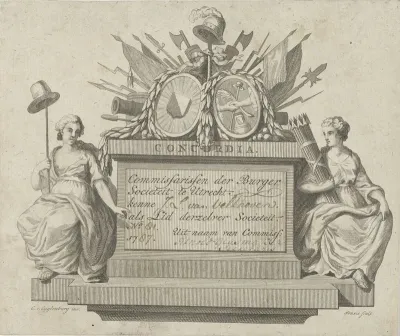 Bewijs van lidmaatschap van burgersociëteit Concordia
