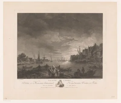 Bewolkt rivierlandschap