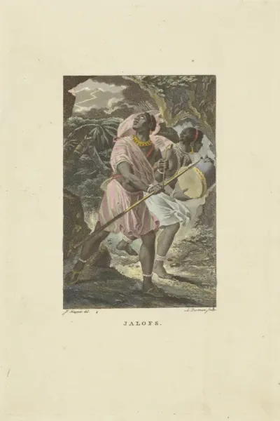 Bewoners van westelijk Afrika