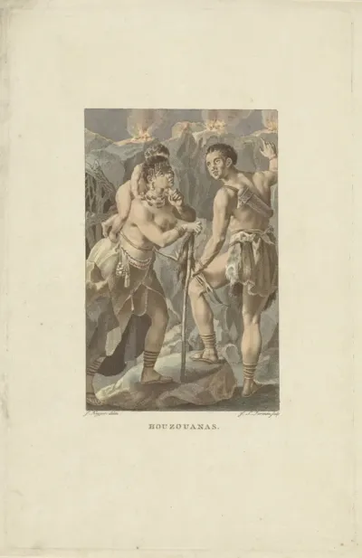 Bewoners van Zuid-Afrika (Houzouana)
