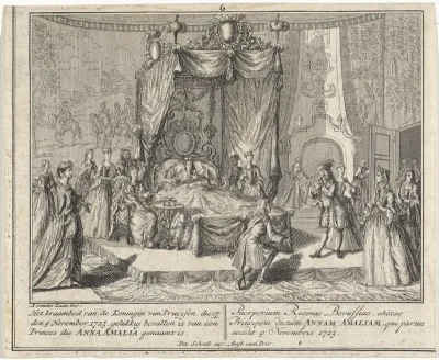 Bezoek aan het kraambed van Sophia Dorothea van Hannover