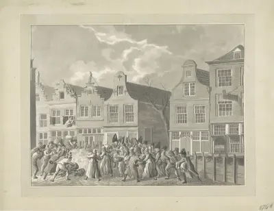 Bezwijken van de bekisting te Gorinchem, 1809
