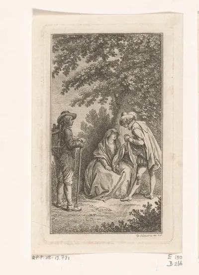Bianca Cappello en Pietro Bonaventuri op de vlucht uit Venetië