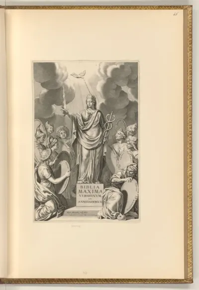 Biblia Maxima Versionum et Annotationum (Titelblatt)