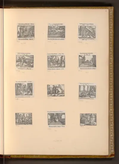 Biblicae Historiae, Szenen aus dem Alten Testament