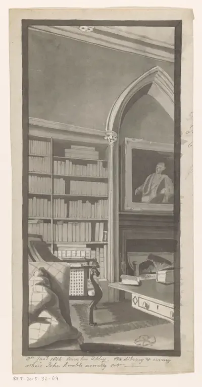Bibliotheek van Wroxton Abbey