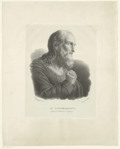 Biddende heilige Bartholomeus