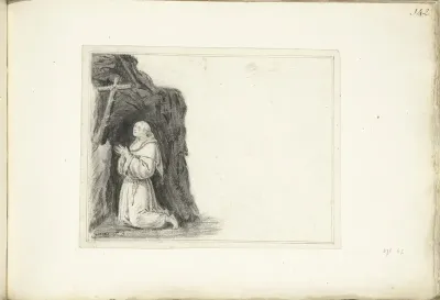 Biddende monnik