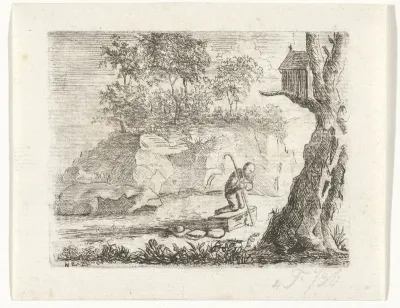 Biddende pelgrim