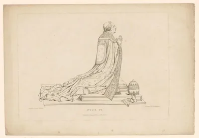 Biddende Pius VI