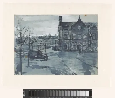 Bij de kazerne in Amersfoort