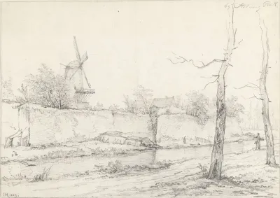 Bij de Tolsteegpoort te Utrecht