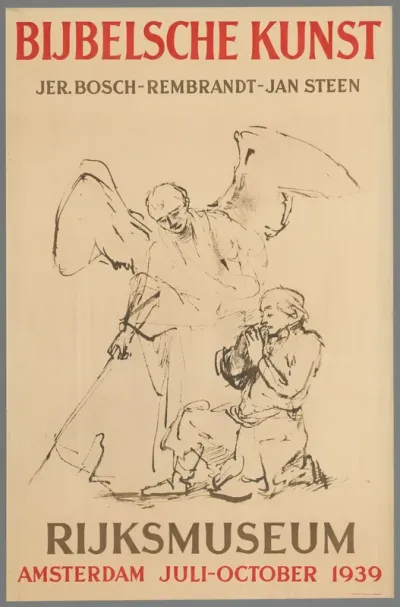 Bijbelsche kunst. Jer. Bosch - Rembrandt - Jan Steen. Rijksmuseum Amsterdam Juli-October 1939.