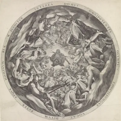 Bijeenkomst van goden op de Olympus