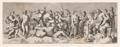 Bijeenkomst van goden op de Olympus