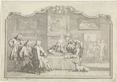 Bijeenkomst van het broederschap St. Lukas te Dordrecht
