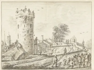 Bijlhouwerstoren op de wallen van Utrecht